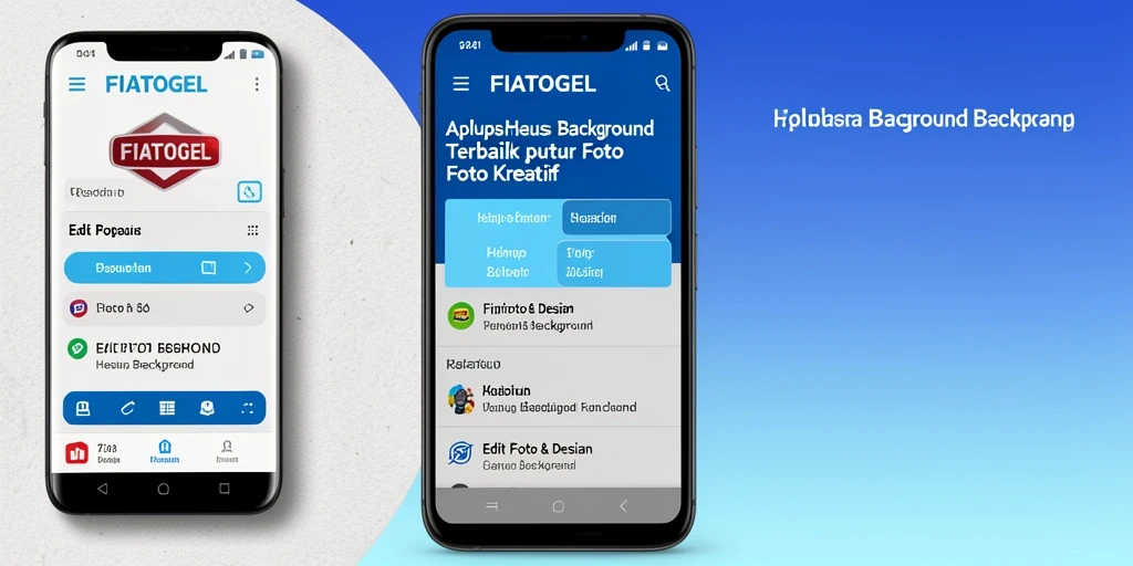 Antarmuka FIATOGEL yang sederhana untuk menghapus background gambar.