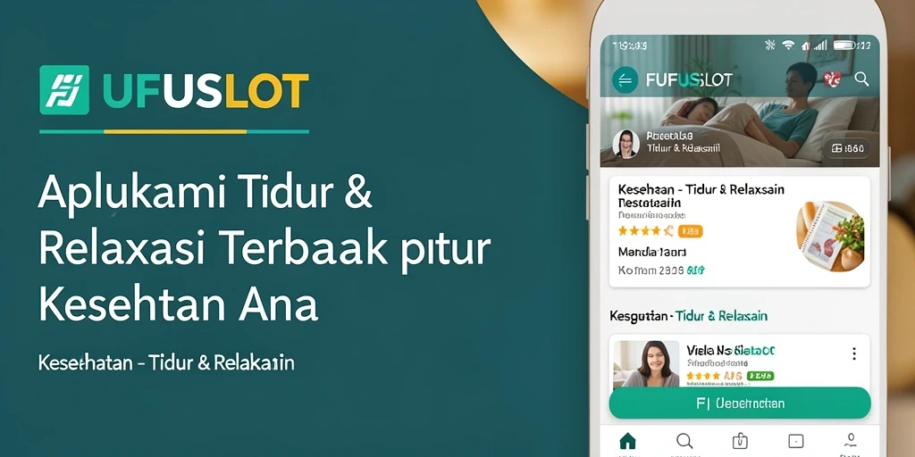 Tampilan antarmuka FUFUSLOT yang sederhana dan menarik untuk relaksasi tidur.